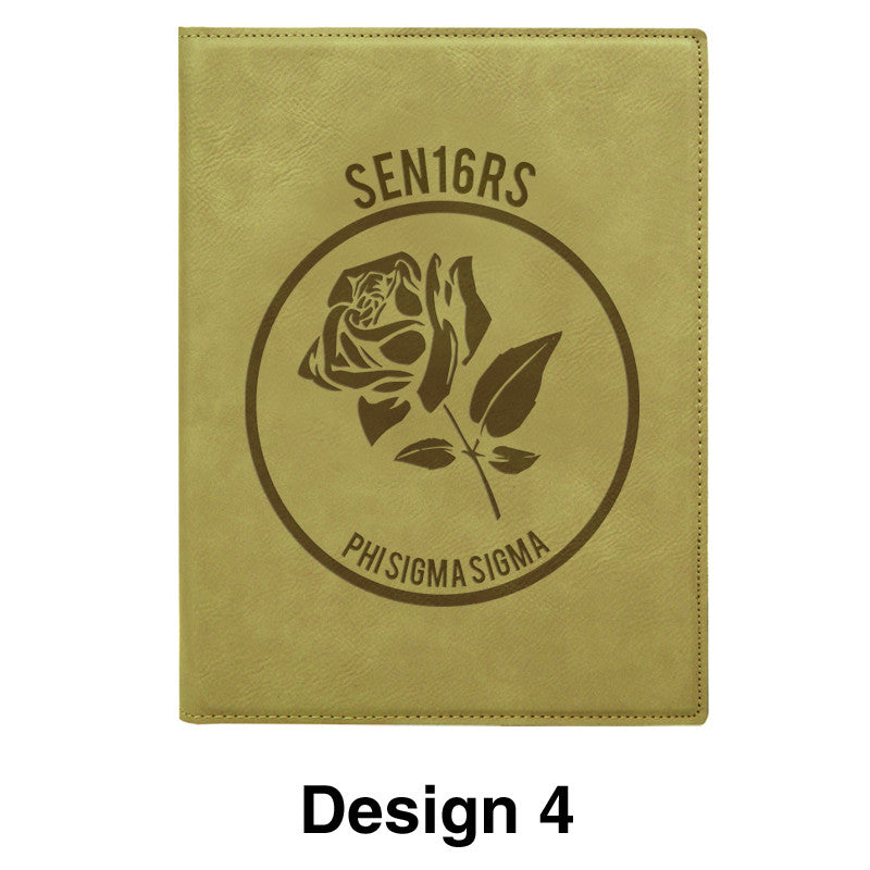 Custom Graduation Mini Leather Portfolio with Notepad - GFT212 - LZR