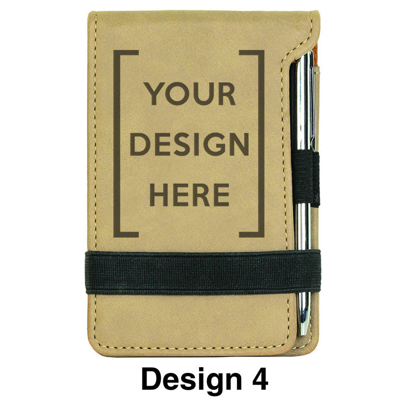 Custom Graduation Leather Notepad with Pen - GFT214 - LZR