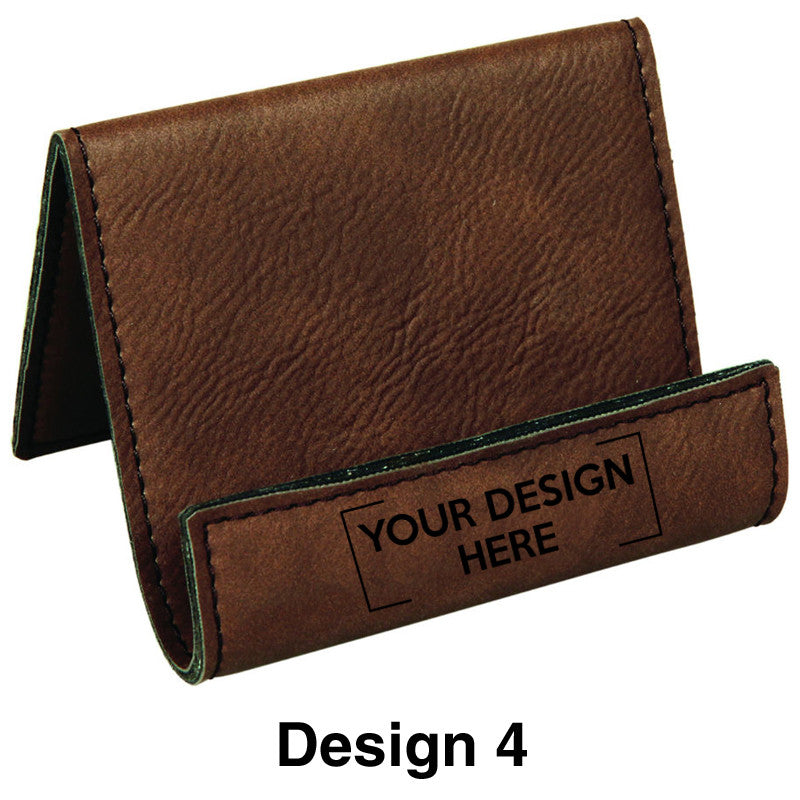 Custom Greek Graduation Leather Holder Easel - GFT236 - LZR