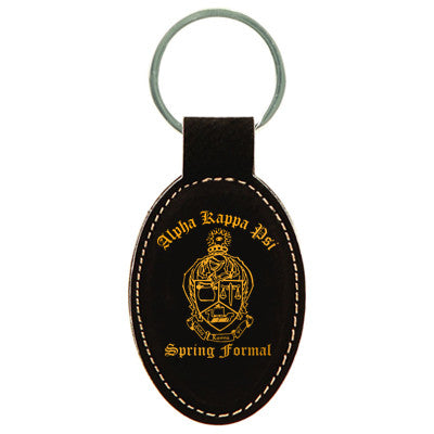 Custom Greek Formal Favor Oval Keychain - GFT241, GFT262 - LZR