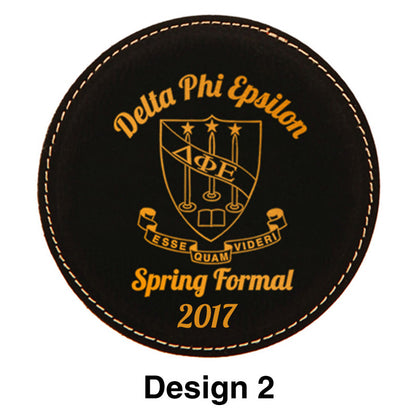 Custom Greek Formal Coasters - GFT250 - LZR