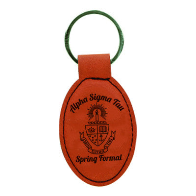 Custom Greek Formal Favor Oval Keychain - GFT241, GFT262 - LZR