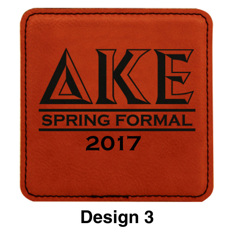 Custom Greek Formal Coasters - GFT250 - LZR