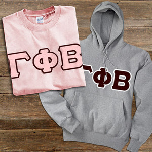 Gamma Phi Beta Hoodie and T-Shirt, Package Deal - TWILL
