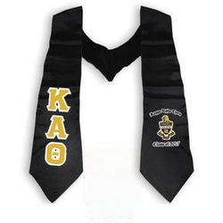 Greek 24-Hour Printed Graduation Stole with Crest - DIG