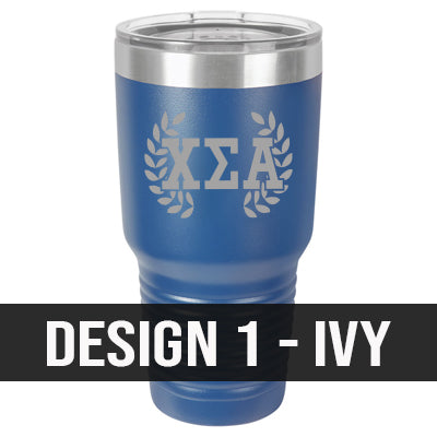 Greek Engraved 30oz Polar Camel Insulated Tumbler - LTM938 - LZR