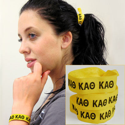 Kappa Alpha Theta Hair Ties - Scribbles & Such SNS