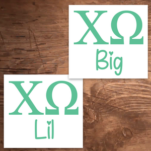 Big/Lil Sticker Duo, Set of 3 - DIG