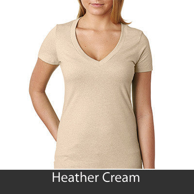 Delta Delta Delta Deep V Sorority Printed Tee - Next Level 6640 - CAD