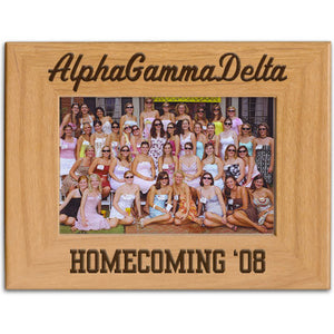 Greek Homecoming Engraved Frame - PTF157 - LZR