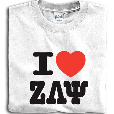 I Heart My Sorority Printed T-Shirt - Gildan 5000 - CAD