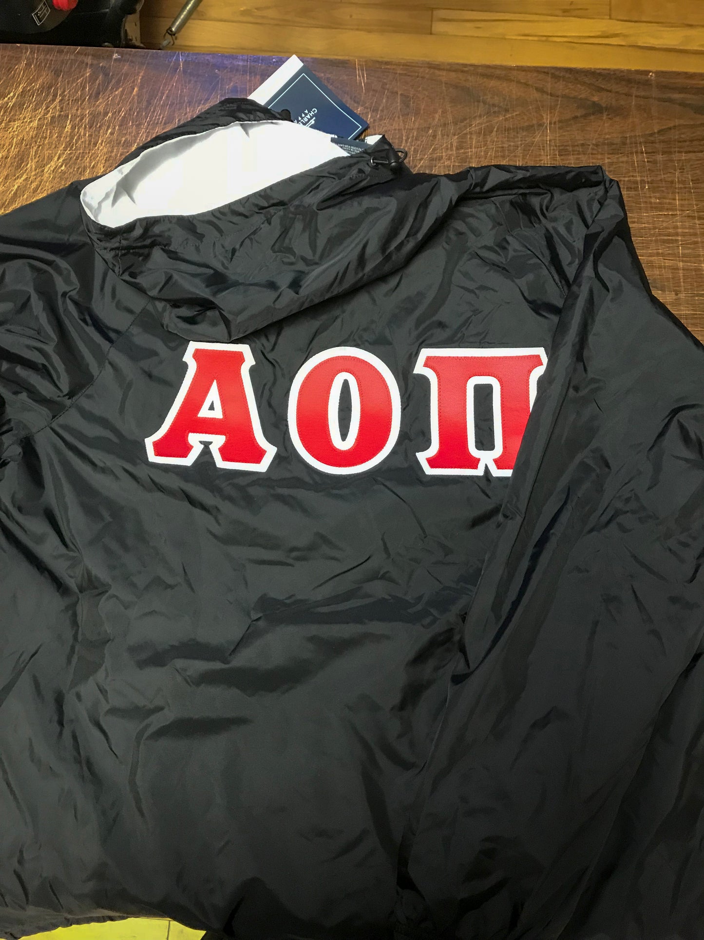 Sorority Letter Pullover Jacket - TWILL