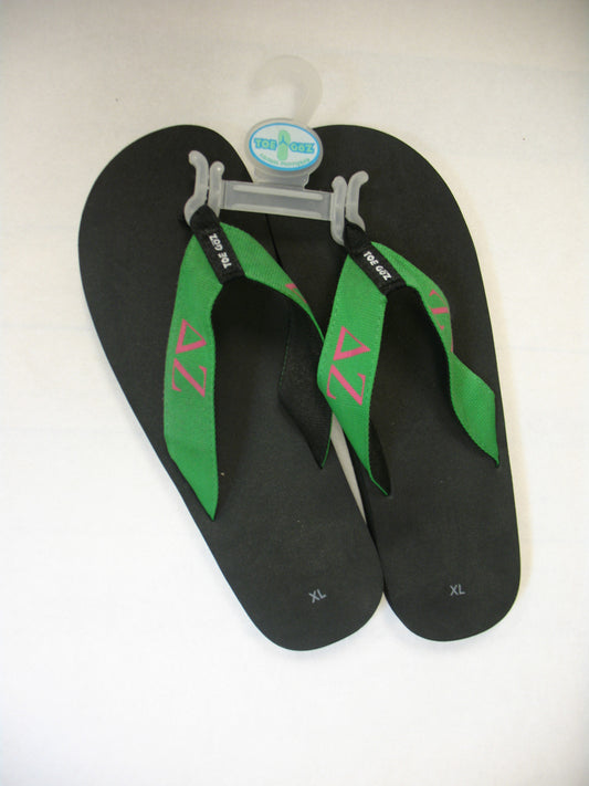 Delta Zeta Toe Goz Flip Flops