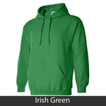 Delta Gamma Hooded Sweatshirt, 2-Pack Bundle Deal - Gildan 18500 - TWILL