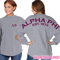 Alpha Phi Game Day Jersey - J. America 8229 - CAD