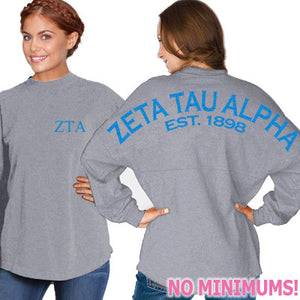 Zeta Tau Alpha Game Day Jersey - J. America 8229 - CAD