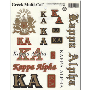 Kappa Alpha Multi-Cal Sticker