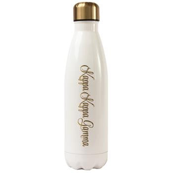 Kappa Kappa Gamma Stainless Steel Shimmer Water Bottle - a3001