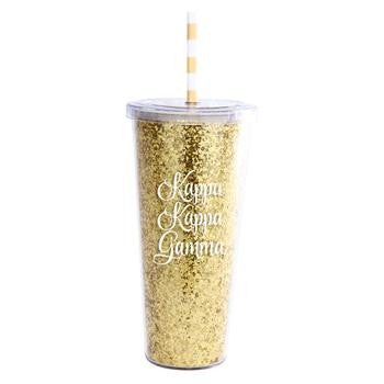 Sorority Glitter Tumblers - a3003