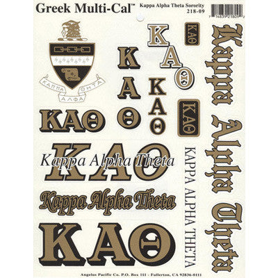 Kappa Alpha Theta Multi-Cal Stickers