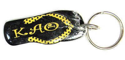 Kappa Alpha Theta Flip-Flop Keychain - Craftique FF-KC