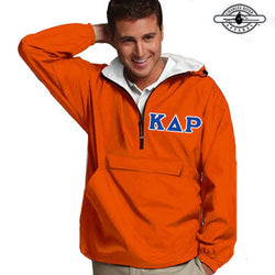 Kappa Delta Rho Pullover Jacket - Charles River 9905 - TWILL