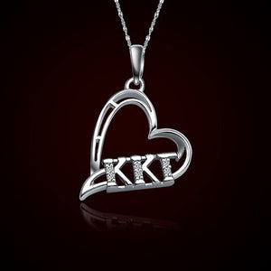 Kappa Kappa Gamma Sorority Heart Charm - GSTC-HeartCharm
