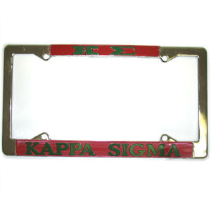 Kappa Sigma License Plate Frame - Rah Rah Co. rrc