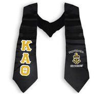 Greek Printed Graduation Stole with Crest - DIG
