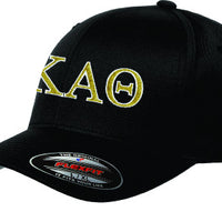 Kappa Alpha Theta Flexfit Fitted Hat - Yupoong 6277 - EMB