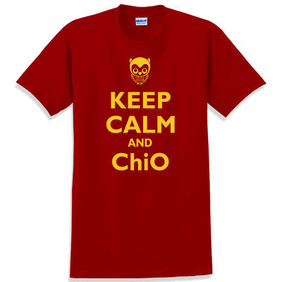 Keep Calm and ChiO Printed T-Shirt - Gildan 5000 - CAD