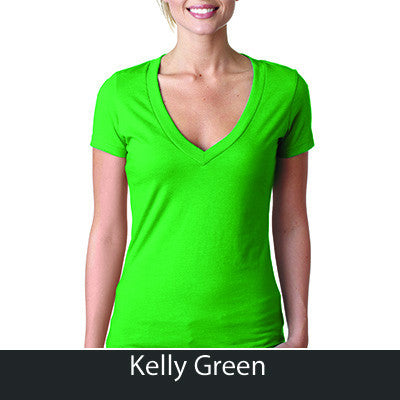 Delta Delta Delta Deep V Sorority Printed Tee - Next Level 6640 - CAD