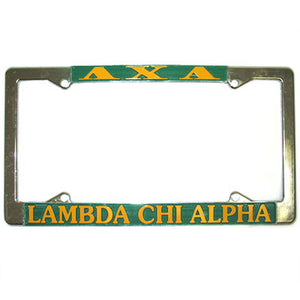 Lambda Chi Alpha License Plate Frame - Rah Rah Co. rrc