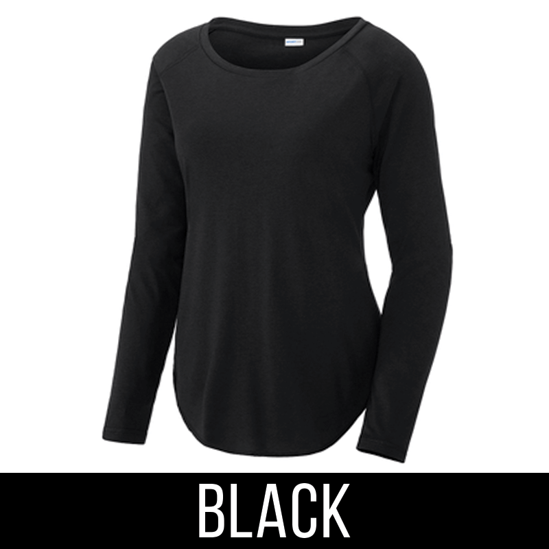 Greek Sorority All I Need is My Sisters Long Sleeve Raglan Tee - LST400LS - CAD