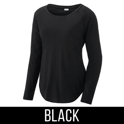 Greek Sorority All I Need is My Sisters Long Sleeve Raglan Tee - LST400LS - CAD