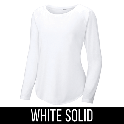 Greek Sorority All I Need is My Sisters Long Sleeve Raglan Tee - LST400LS - CAD