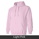 Alpha Delta Pi Hooded Sweatshirt, 2-Pack Bundle Deal - Gildan 18500 - TWILL