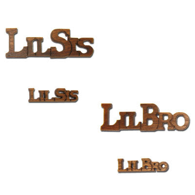 Finished Attached Letters, Lil Sis and Lil Bro