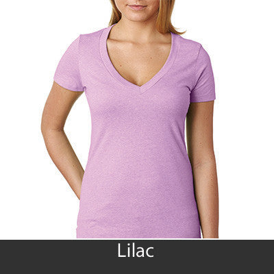 Delta Delta Delta Deep V Sorority Printed Tee - Next Level 6640 - CAD