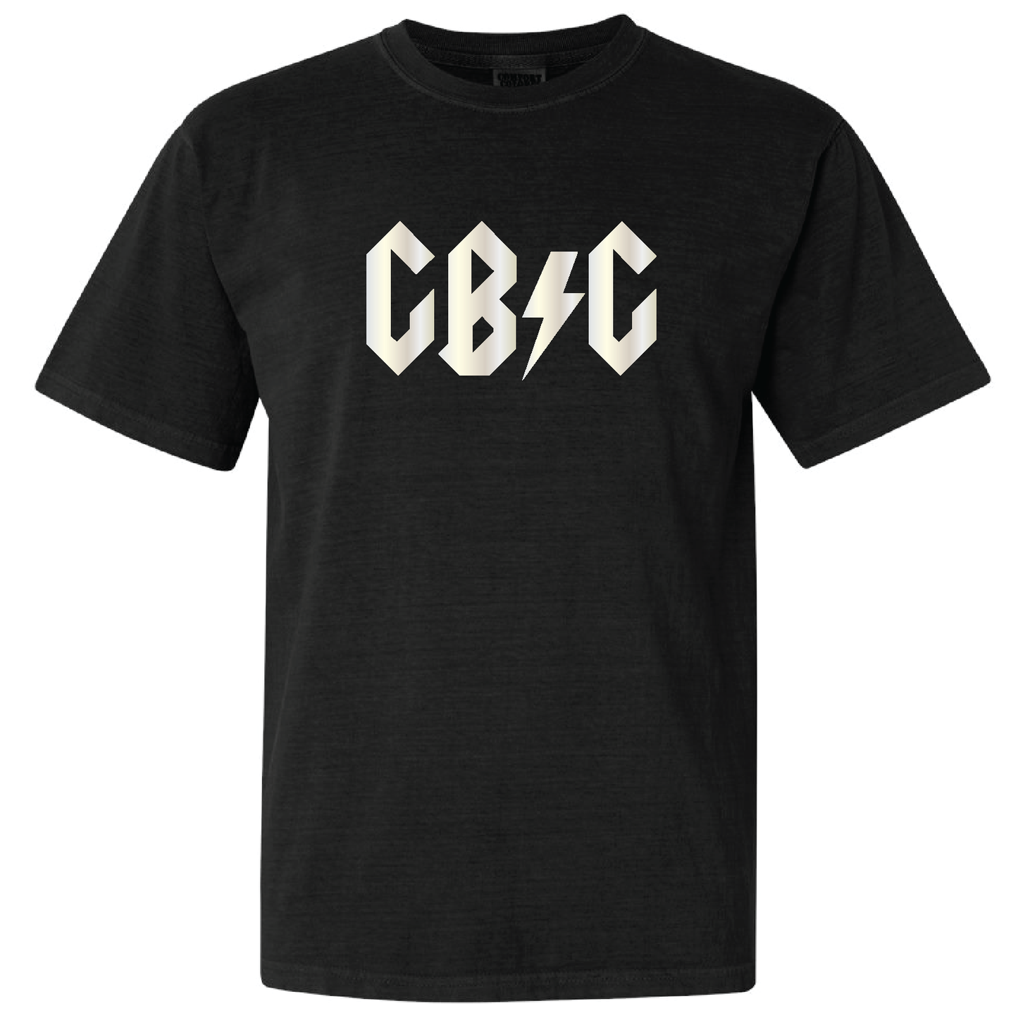 Greek Garment-Dyed T-Shirt, Printed Big Lil Rocker Design - 1717 - CAD