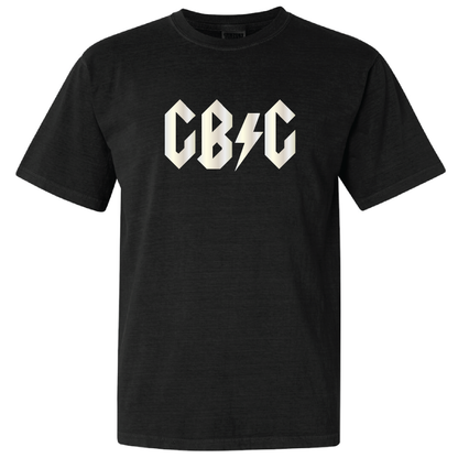 Greek Garment-Dyed T-Shirt, Printed Big Lil Rocker Design - 1717 - CAD