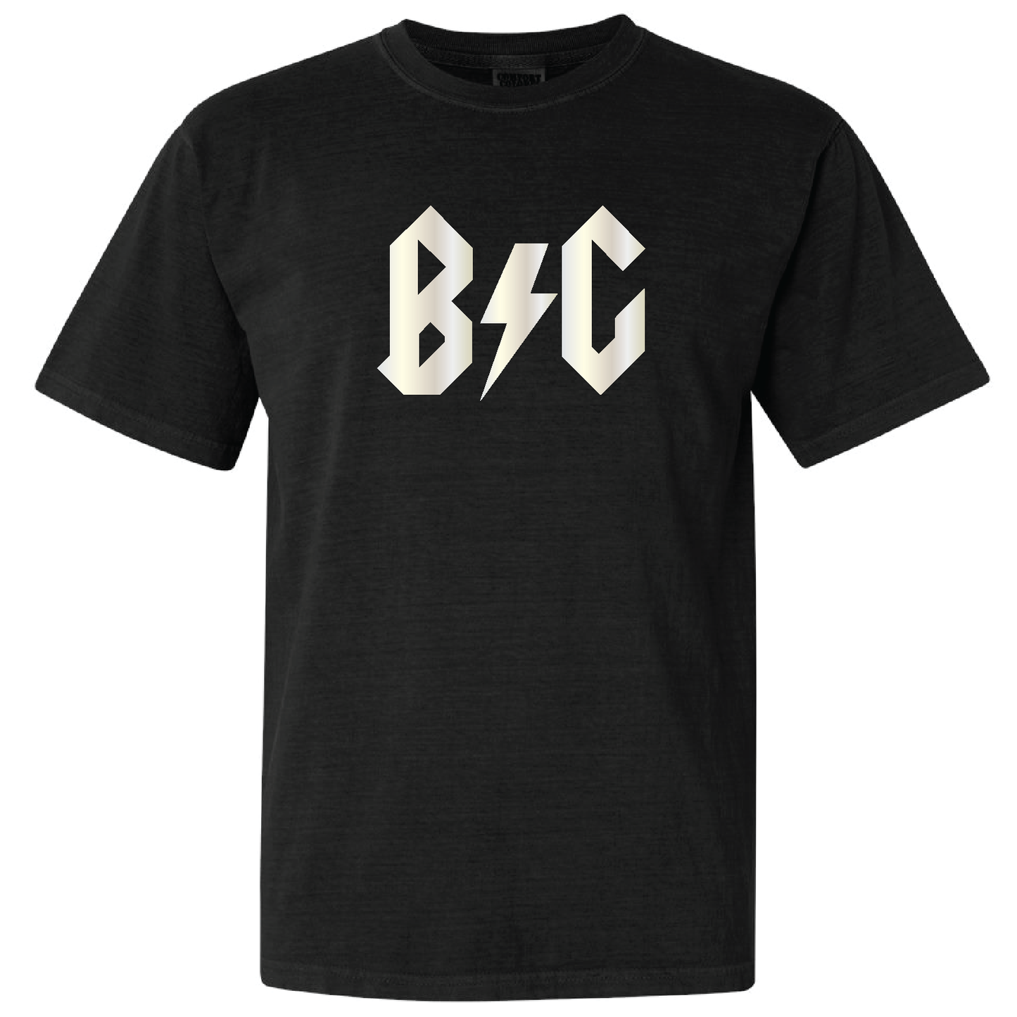 Greek Garment-Dyed T-Shirt, Printed Big Lil Rocker Design - 1717 - CAD