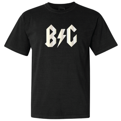 Greek Garment-Dyed T-Shirt, Printed Big Lil Rocker Design - 1717 - CAD