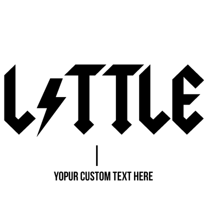 Greek Garment-Dyed T-Shirt, Printed Big Lil Rocker Design - 1717 - CAD