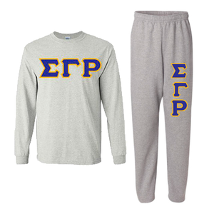 Sigma Gamma Rho Long-Sleeve and Sweatpants, Package Deal - TWILL