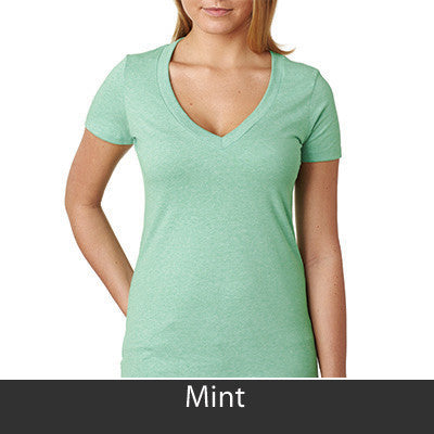 Delta Delta Delta Deep V Sorority Printed Tee - Next Level 6640 - CAD