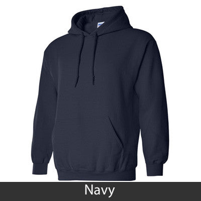 Alpha Sigma Alpha State and Date Printed Hoody - Gildan 18500 - CAD