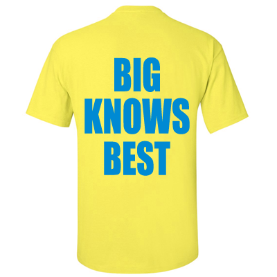 Sigma Gamma Rho Neon Big-Lil Printed Tee - Gildan 500 - CAD