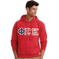 Stars & Stripes Fraternity Hooded Sweatshirt - Gildan 18500 - TWILL