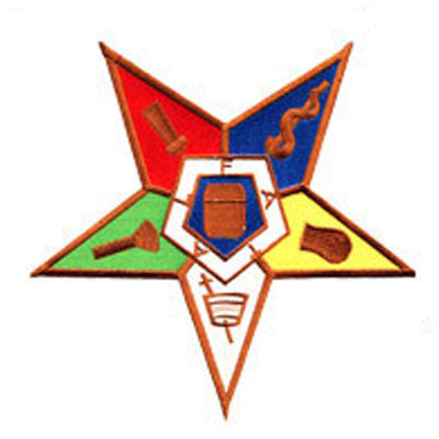 OES Embroidered Patch Crest, 10-inch